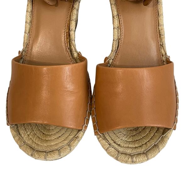 Vince Camuto Women's Leera Espadrilles Wedges Ankle Strap Sandals size 7.5 Tan - Picture 5 of 15